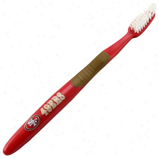 San Francosco 49ers Red Team Loto Toothbrush
