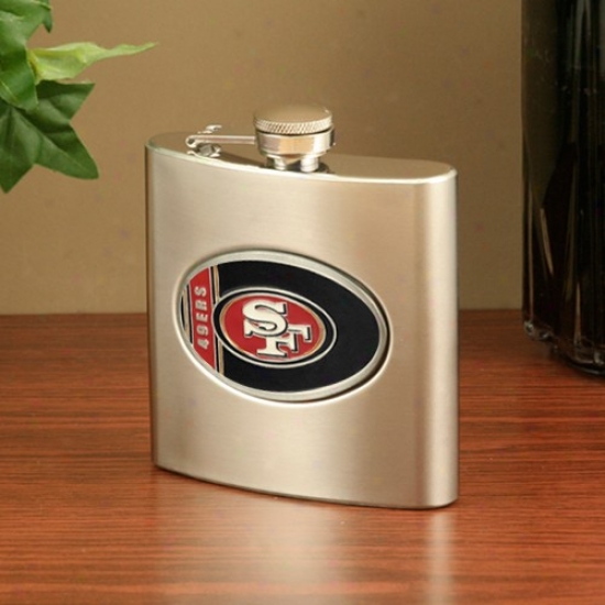 San Francisco 49ers Stainless Steel Flask