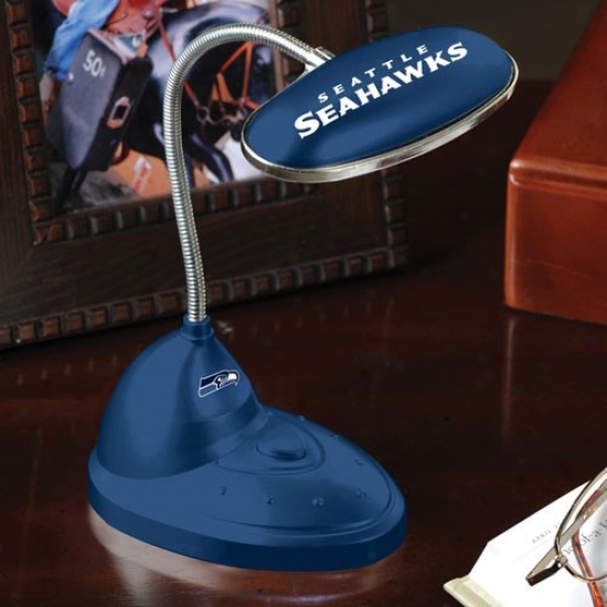 Seattle Seahawks Royal Blue Led Desk Lamp