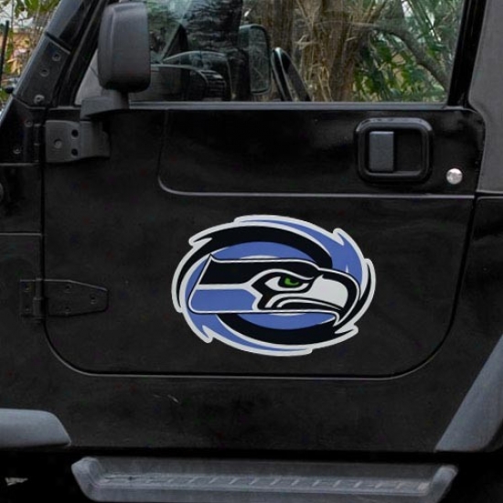 Seattle Seahawks Team Logo Car Magnet