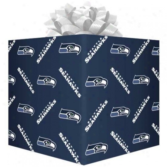 Seattle Seahawks Team Logo Gift Wrap Paper
