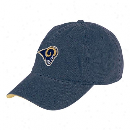 St. Louis Rams Cap : Reebok St. Louis Rams Navy Blue Youth Basic Logo Slouch Cover