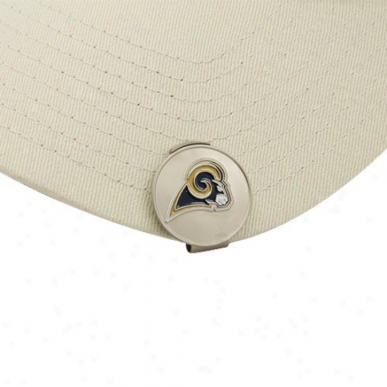 St. Louie Rams Golfer'a Hat Clip & Magnetic Ball Markers