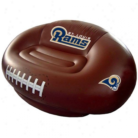 St. Louis Rams Inflatable Football Sofa