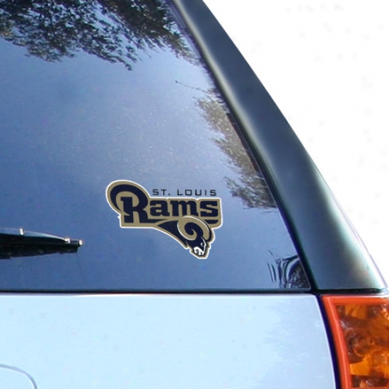 St. Louis Rams Small Window Cling