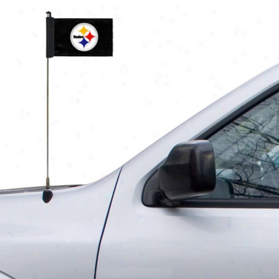 Steelers Flag : Steelers Antenna Car Flag