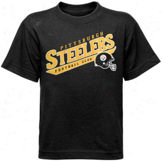 Steelers Tshirts : Reebok Steelers Preschool Black The Call Is Tails Tshirts