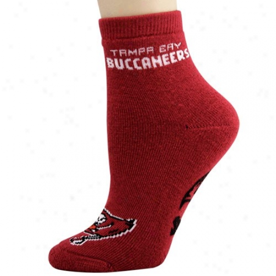 Tampa Bay Buccaneers Ladies Red Slopper Socks