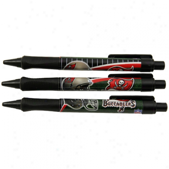 Tampa aBy Buccaneers Sof Grip 3-pack Pen Set