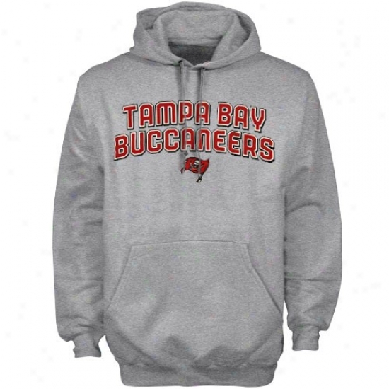 Tampa Bay Bucs Stuff: Reebok Tampa Bay Bucs Ash Double Arch Hoody Sweatshirt