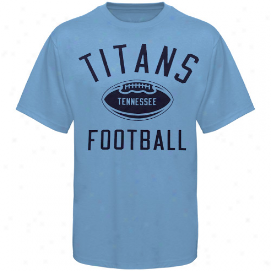Tennessee Titan Shirts : Reebok Tennessee Titan Youth Light Blue Workout Shirts