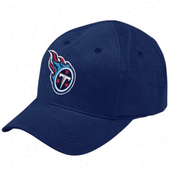 Tennessee Titans Hats : Reeboi Tennessee Titans Toddler Navy Blue Basic Logo Adjustable Hats