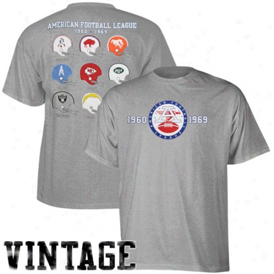 Tennessee Titans Shirts : Reebok American Football League Ash Field Vintage Shirts