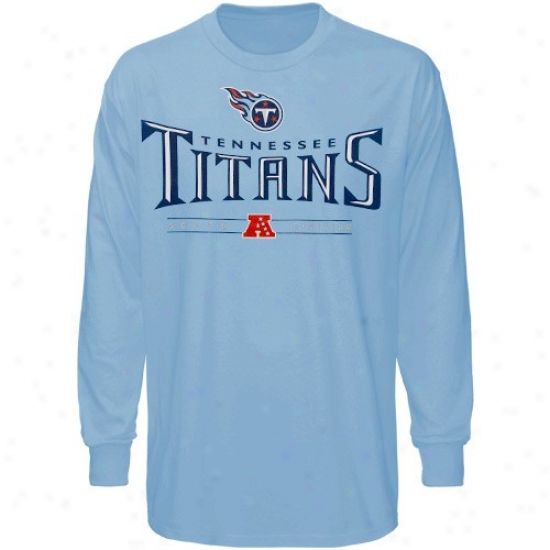 Tennessee Titans Shirts : Tennessee Titans Light Blue Critical Victory Iv Long Sleeve Shirts