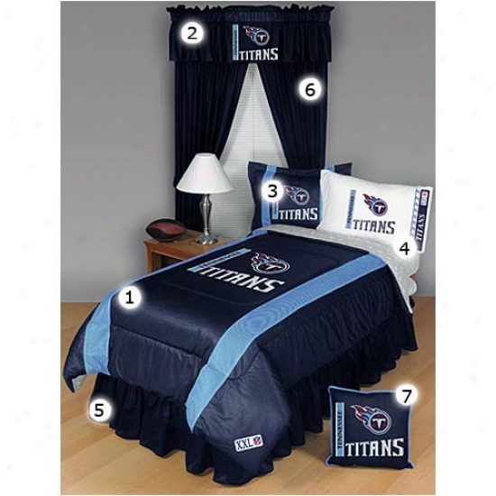 Tennessee Titans Twin Size Sideline Bedroom Set