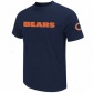 Da Bears Shirt : Da Bears Navy Blue Zone Blitz Appplique Shirt