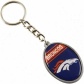 Denver Broncos Domed Oval Keychain
