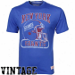 Mitcbell & Nesa New York Giants Royal Blue Helmet Vintage Premium T-shirt