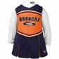 Reebok Denver Broncos Navy Dismal Infant 2-piece Cheerleader Dress