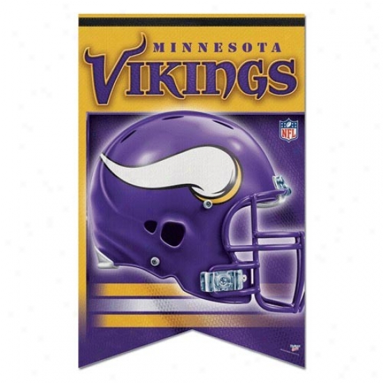 Vikings Flags : Vikings 17'' X 26'' Premium Quality Felt Flags