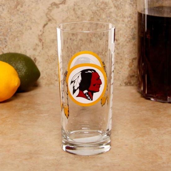 Washington Redskins 15oz. Satin Etched Glass