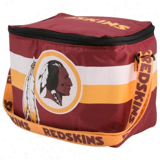 Washington Redskins Burgundy Insulated Lunch Bag
