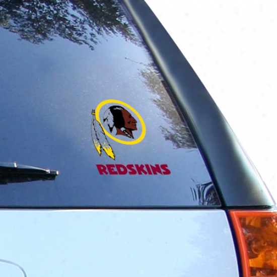 Washington Redskins Small Window Cling