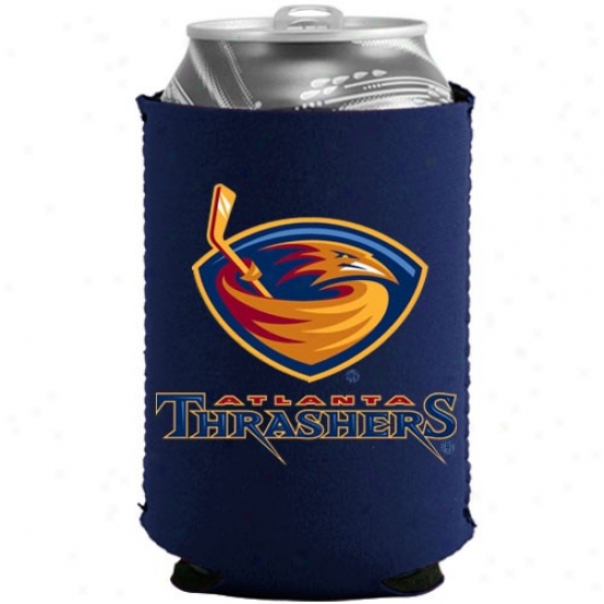 Atlajta Thrashers Navy Blue Collapsible Can Coolie
