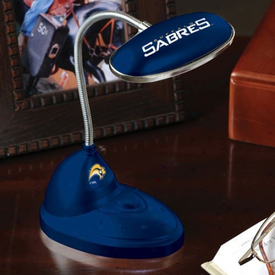 Buffalo Sabres Navy Blue Led Desk Lamp