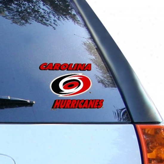 Carolina Hurricanes Small Window Cling