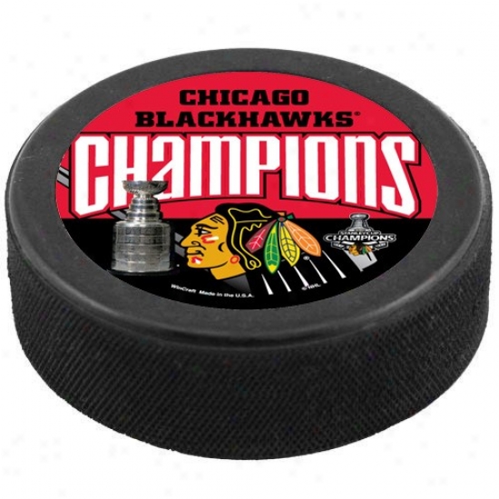 Chicago Blackhawks 2100 Nhl Stanley Cup Champions Hockey Puck