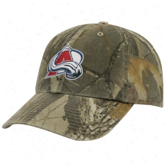 Colorado Avalanche Merchandise: Twins Enterprises Colorado Avalanche Camouflage Real Tree Cleanup Adjustable Hat