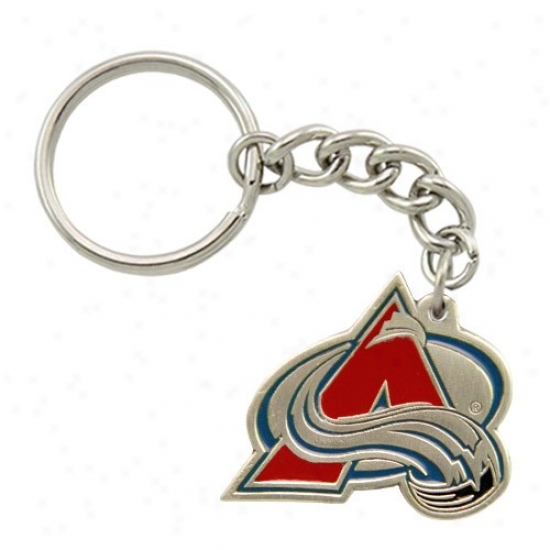 Colorado Avalanche Pewter Primary Logo Keychain