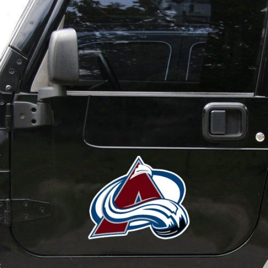 Colorado Avalanche Team Logo Car Magnet