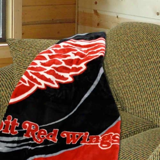 "detroit Red Wings 50""x60"" Royai Plush Blanket Throw"