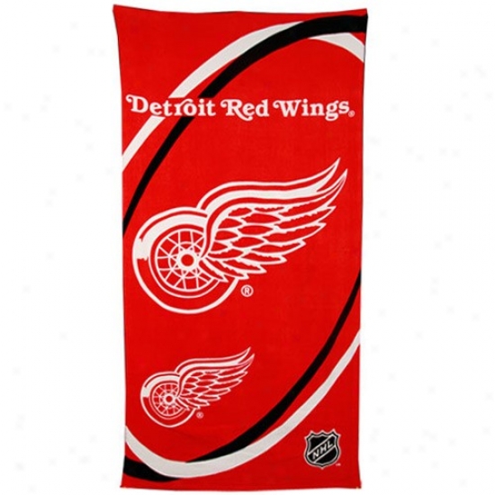 Detroit Red Wings Beach Towel