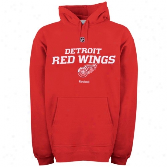 Detroit Red Wings Fleece : Reebok Detroit Red Wings Red Teaam Speedy Fleece