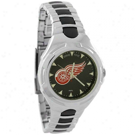 Detroit Red Wings Watch : Detroit Red Wings Stainless Steel Victory Watch