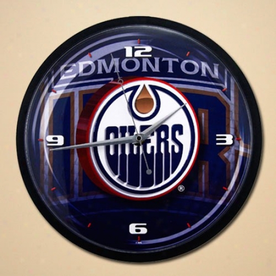 Edmonton Oilers 12'' Wall Clock