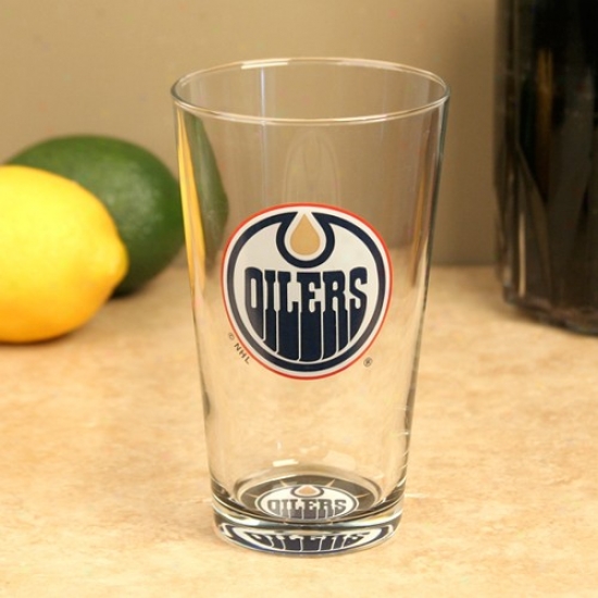 Edmonton Oilers 17oz. Bottoms Up Mixing Glass