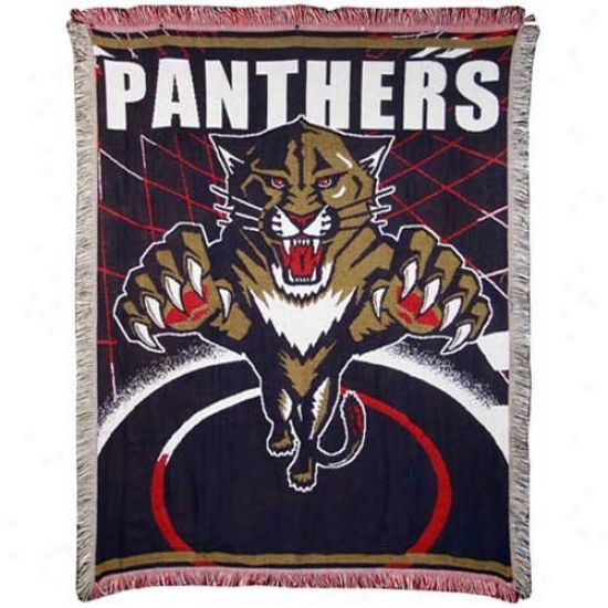 Florida Panthers Jacquard Woven lBanket Throw
