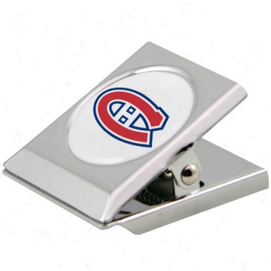 Montreal Canadeins Silver Heavy-duty Magnetic Chip Clip