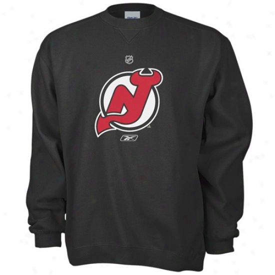 New Jersey Devils Hoodke : Reebok Nsw Jersey Devils Black Official Logo Hoodie