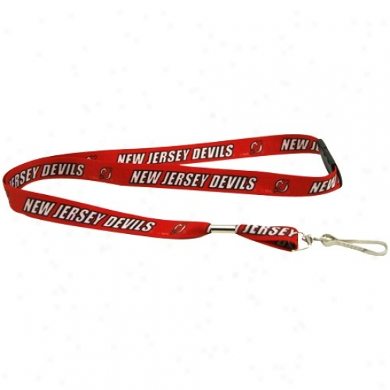 New Jersey Devils Red Event Lanyard
