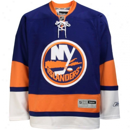 New York Islanders Jersey : Reebok New York Islanders Royal Blue Premier Hockey Jersey