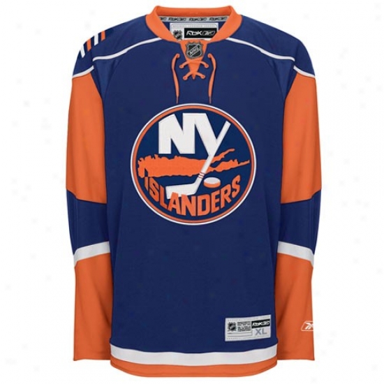 Unaccustomed York Islanders Jerseyw : Reebok New York Islanders Navy Blue Premier Hocieey Jerseys