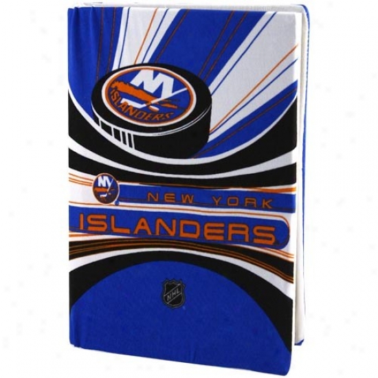 New York Islanders Royal Blue-white Stretchable Book Cover