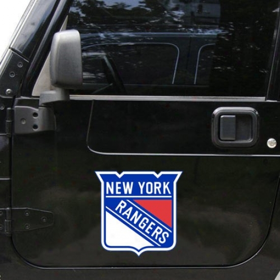 New York Rangers Team Logo Car Magnet