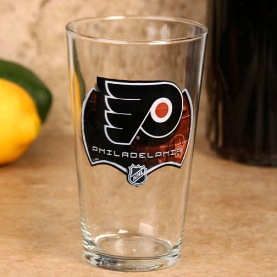 Philadelphia Flyers 17 Oz. Enhanced Hi-def Mixjng Glass