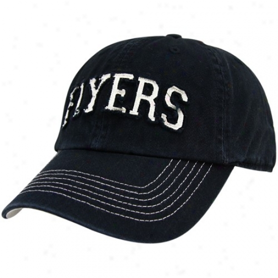 Philadelphia Flyers Hats : Twins '47 Philadelphia Flyers Black Clean Up Adjustable Hats